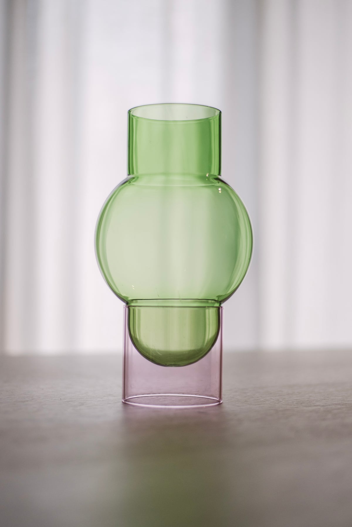 Vase Alba (Vert/Rose)